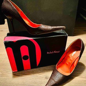 SEXY Brown Lizard 'Michael Antonio' Stilettos Sz.9